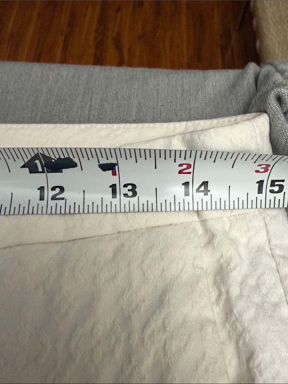 Cynthia Rowley Cream Textured Ankle Pants - Picture 10 of 12